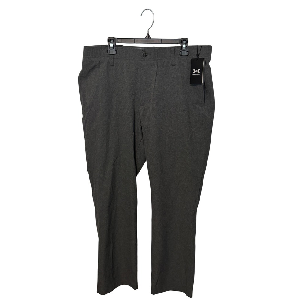 Under Armour UA Golf Vented Pants Mens 38x30 Gray Straight Fit Performance Chino